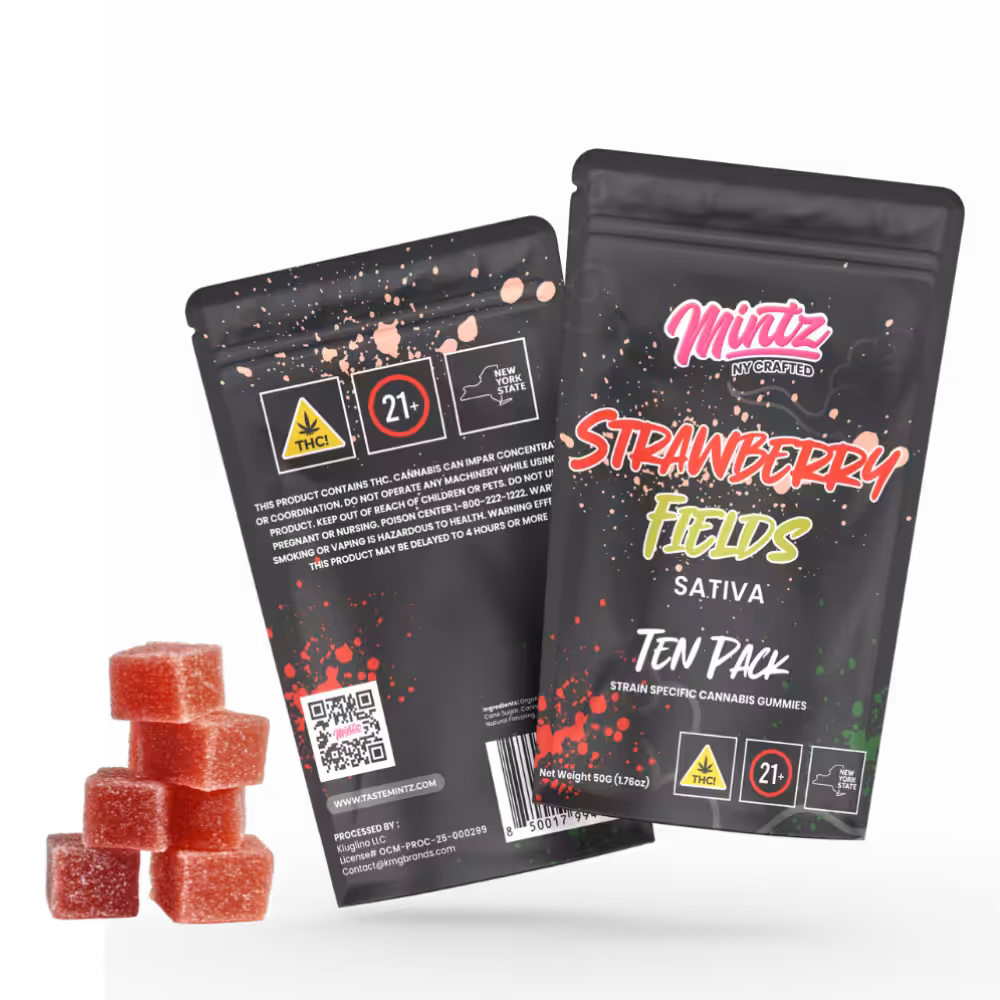 Strawberry Fields Sativa 10ct Gummies