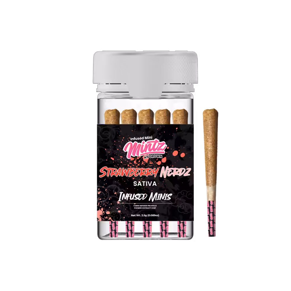 Strawberry Nerdz 5ct Infused Mini Prerolls