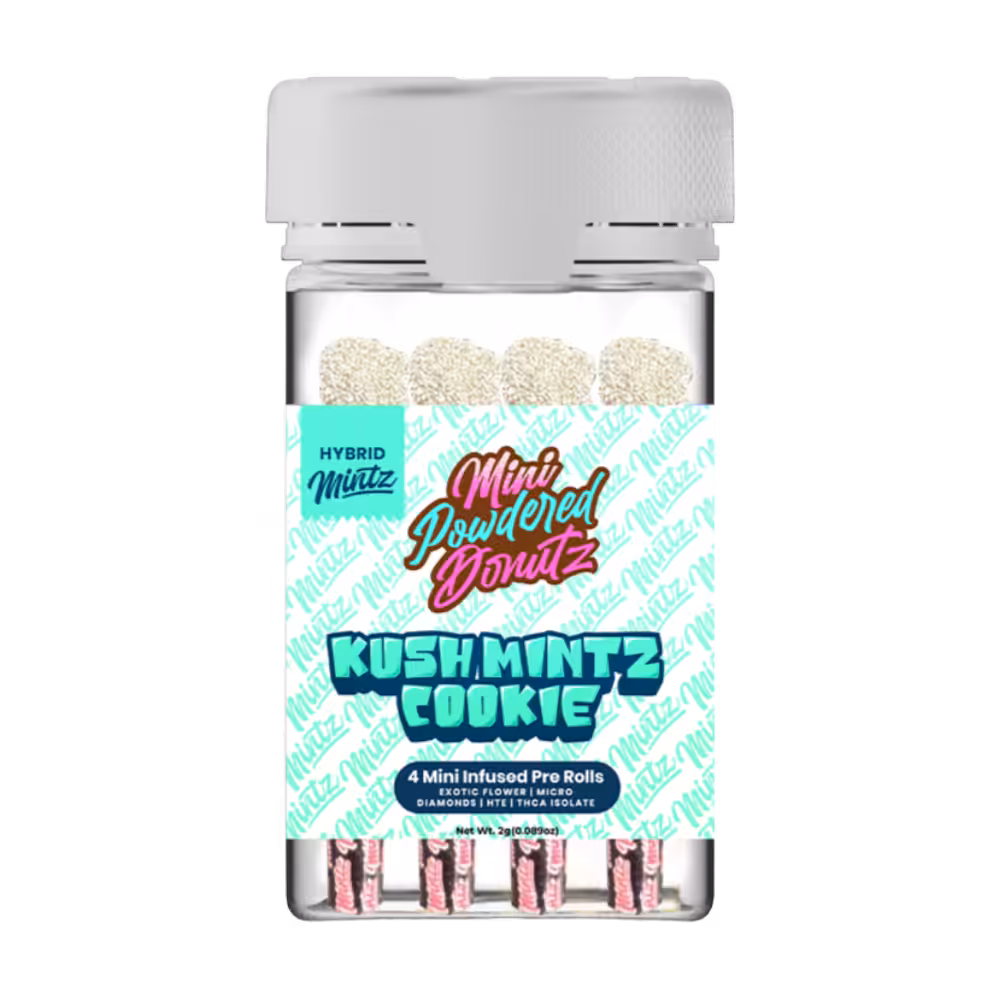 Kush Mintz Cookie 4ct Infused Mini Prerolls